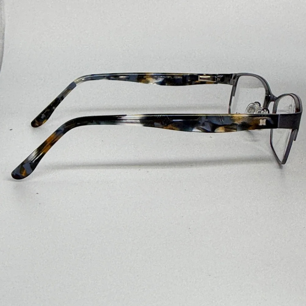 BCBGMAXAZRIA Brynn Blue Slate Eyeglasses Metal Frame Women L 130MM 21313‎